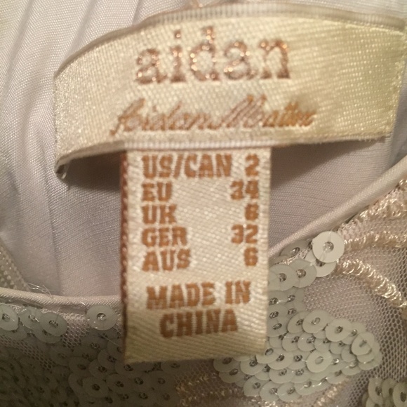 💃Nude/Cream with sequined bodice. Beautifully understated and pretty. 💜 - Picture 8 of 8